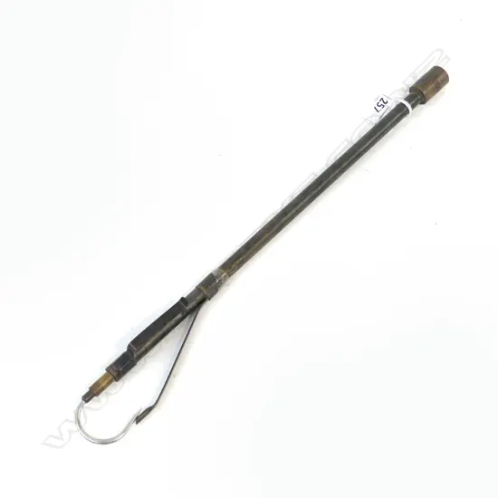 SMALL BRASS FRESH WATER FISHING EXTENSION GAFF340MM  CLOSED