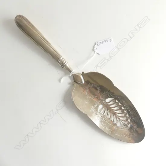 STG SILVER FISH SLICE, EDINBURGH 1802 L.305mm 141gms