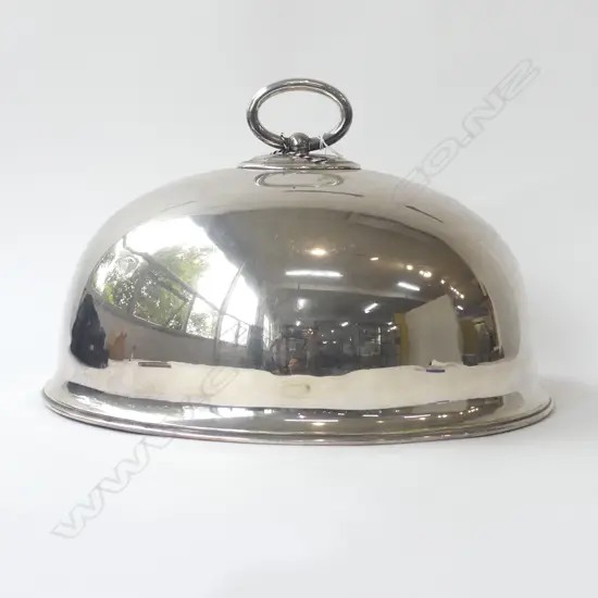 LG SILVER PLATE FOOD DOME 470x360x210mm