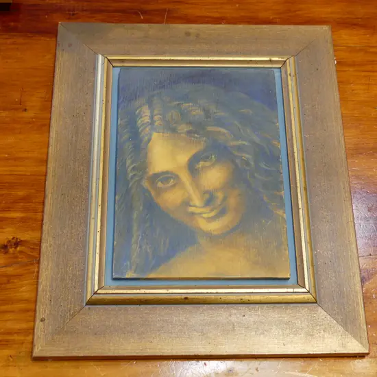 'AFTER LEONARDO II' ACRYLIC ON BOARD 250x180mm