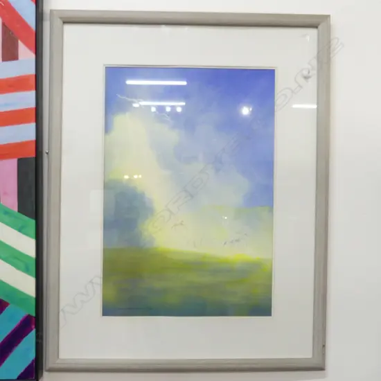 LG SIGNED W/C, HERONS, 725x495mm