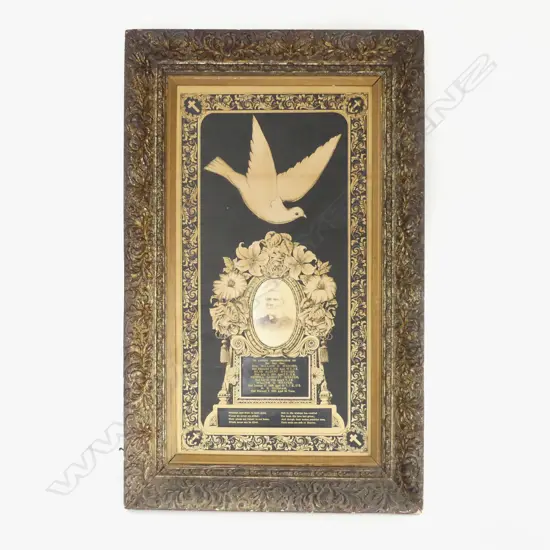 VICTORIAN MEMENTO MORI PRINT 650x340mm