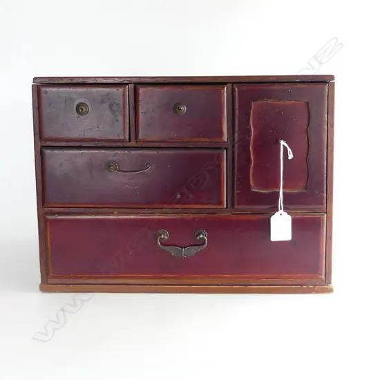 5 DRAWER JAPANESE BOX,360 x 270 x 260mm