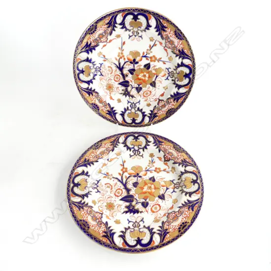 PR EARLY 19thC DERBY IMARI PLATES 245mm dia