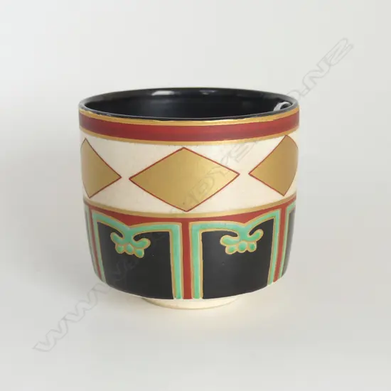 SATSUMA JAPANESE ART DECO POT D.90MM