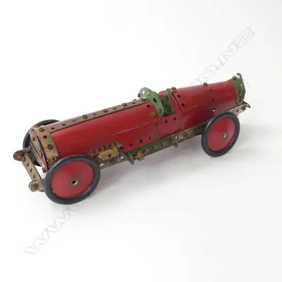 VINTAGE MECCANO RACING CAR L.320mm