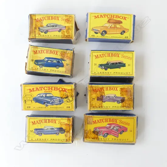 8 ASST. LESNEY MATCHBOX CARS