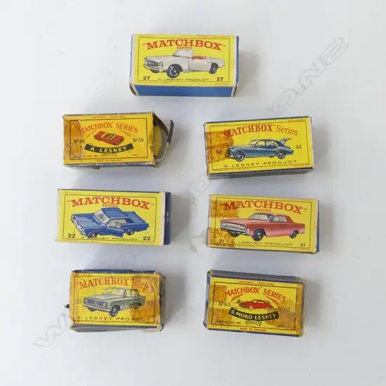 7 ASST. LESNEY MATCHBOX CARS