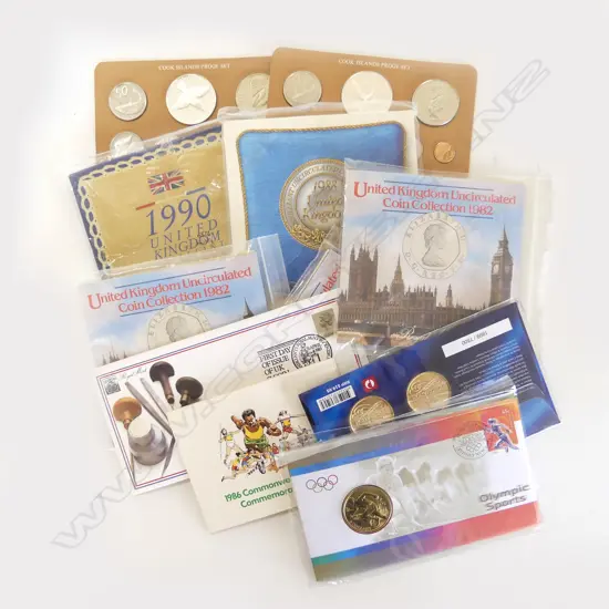 11 ASST. WORLD PROOF COIN SETS