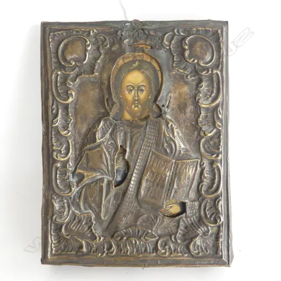 VINTAGE RUSSIAN ICON H180 W135MM