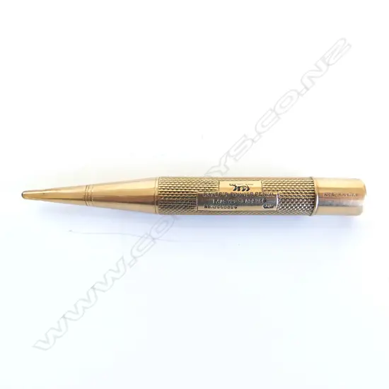 VINTAGE 9CT GOLD PROPELLING 'BARKER'S POINTER PENCIL' stamped 9ct 25gms some internal non gold parts