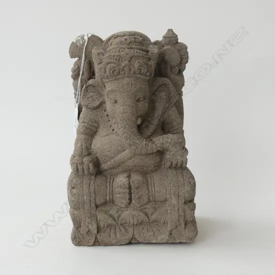 SANDSTONE GANESHA HINDU DEITY H230MM