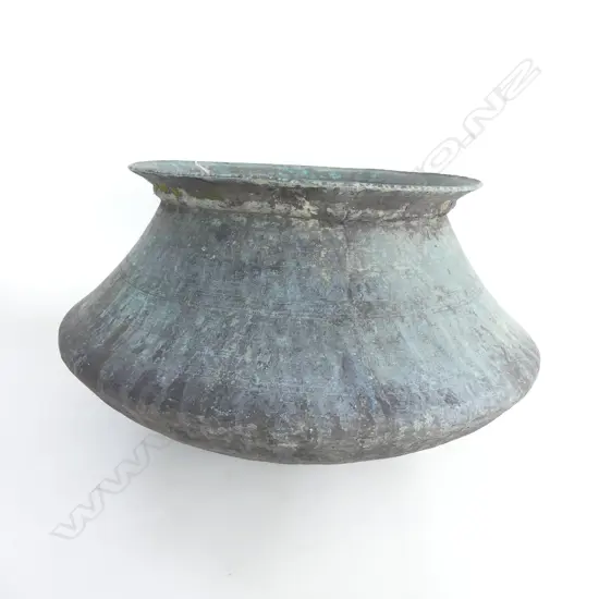 LG VINTAGE RUSTIC ORIENTAL COPPER POT 440mm dia