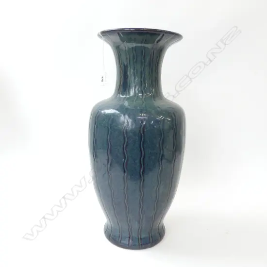 LG ORIENTAL BLUE GLAZED VASE H.515mm