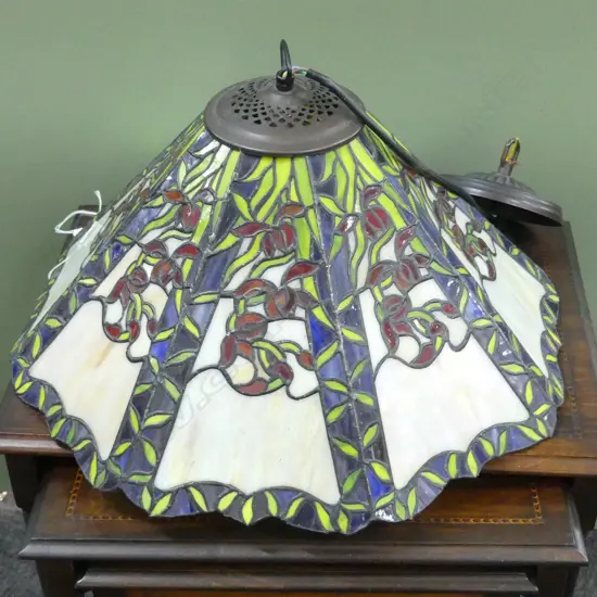 LEAD LIGHT LIGHT SHADE 460mm dia