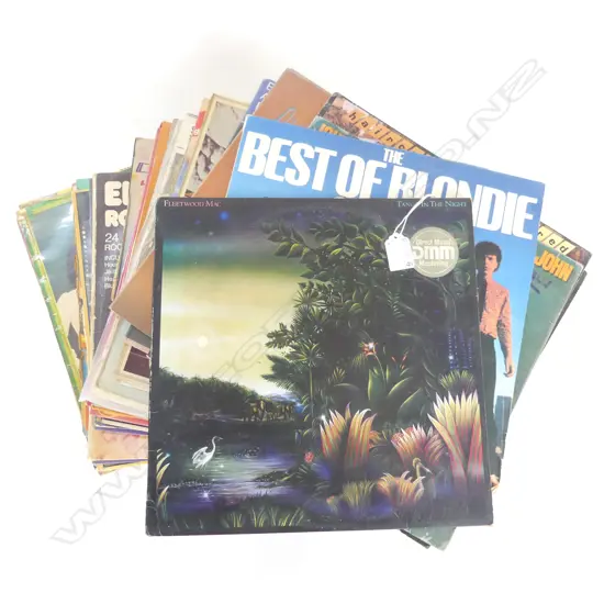ASST. RECORDS; FLEETWOOD MAC, BLONDIE, NEIL DIAMOND ETC