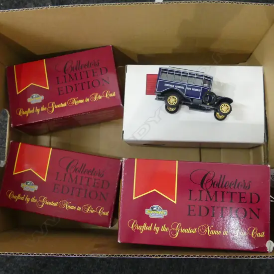 4 MINT & BOXED LIMITED ED DINKY TOYS & MODEL OF YESTERYEAR YS43