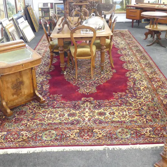 LG MACHINED WOOL CARPET 'SAR-U-KHAN' BY BRINTON-PETERBORO CARPET CO. CANADA 5400x2600mm