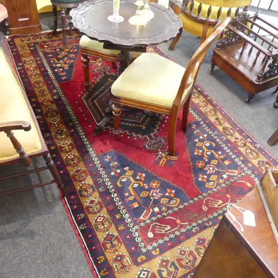 TURKISH MEDALLION DESIGN DOWRY CARPET - CAPPADOCIA, CENTRAL TURKEY 2700x1400mm