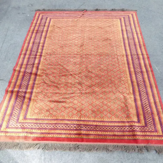 LG HAND KNOTTED CAMEL PILE RUG 3100x2450mm