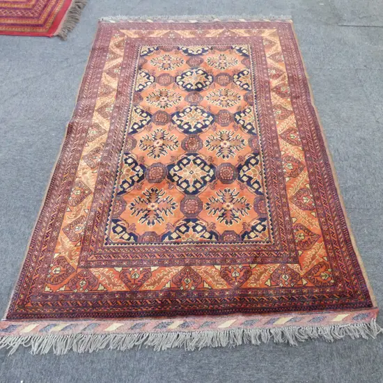 HAND KNOTTED ALL WOOL RUG 2000x1280mm