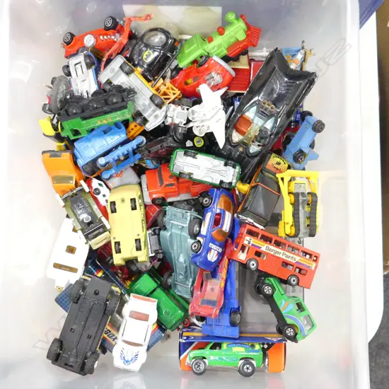 CRATE OF ASST. MODEL CARS ETC