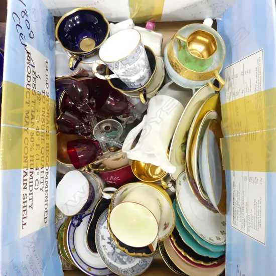 ASST. DISPLAY CUPS; ROYAL WORCESTER ETC