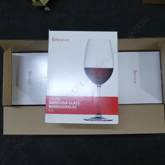 4 BOXES OF 4 SPIEGELAU BORDEAUX WINE GLASSES
