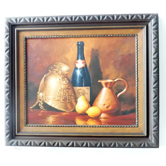 RICHARD T. BOOKER STILL LIFE, OIL ON CANVAS 400x500mm