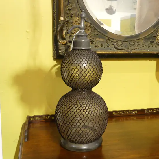 VINTAGE DOUBLE GOURD SODA SYPHON H.500mm