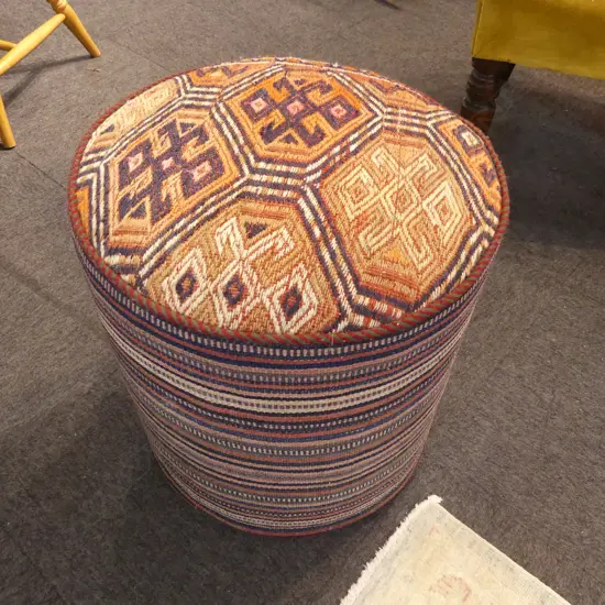 KELIM DRUM STOOL H.500mm / 470mm dia