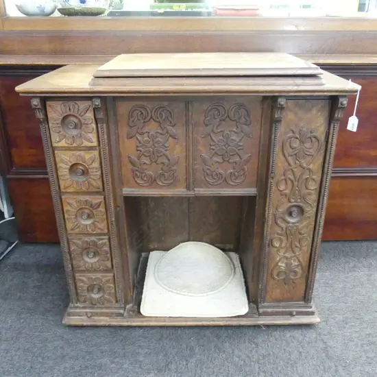 ANTIQUE SEWING CABINET 810x450x790mm