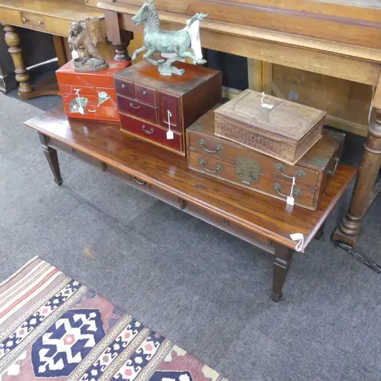 WOODEN COFFEE TABLE 1420x510x375mm 