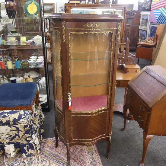 FRENCH STYLE VITRINE CABINET - MADE IN SPAIN 680x365x1510mm