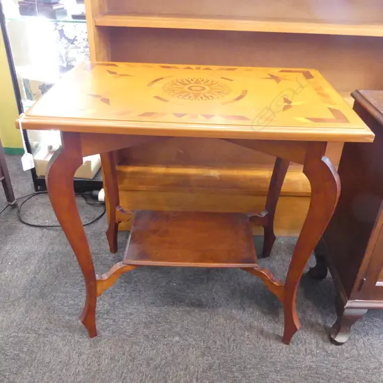 INLAID SIDE TABLE 710x460x710mm