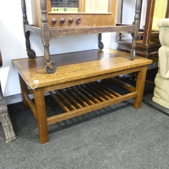 WOODEN COFFEE TABLE 940x560x420m