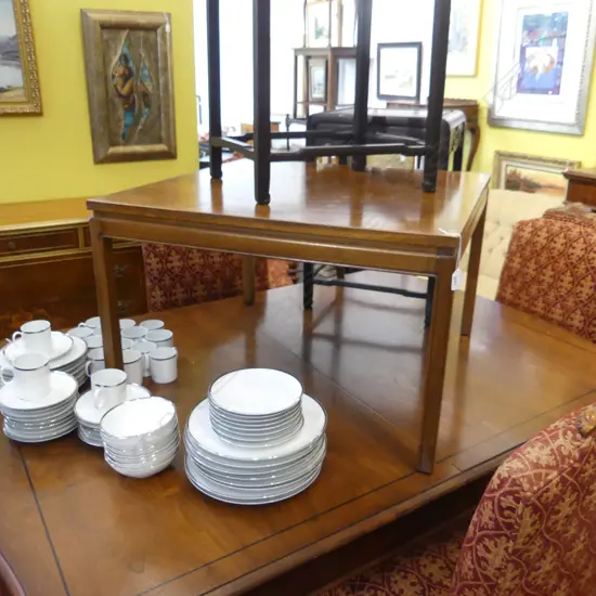 MAHOGANY COFFEE TABLE 760x760x480mm