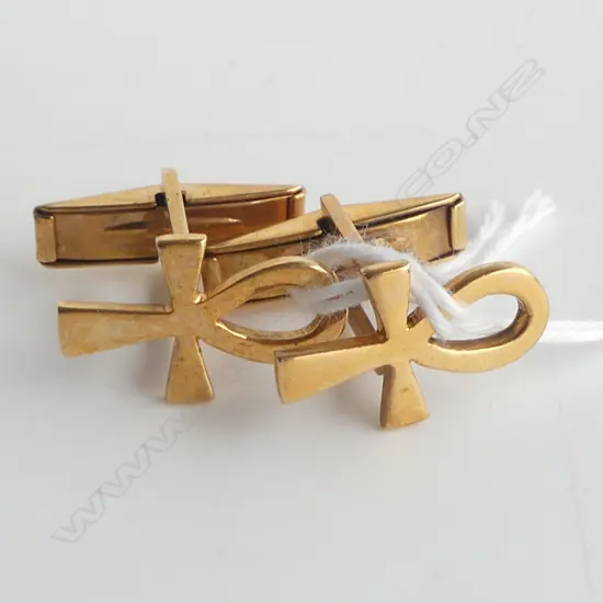 PR 9CT GOLD CUFF LINKS 5GMS