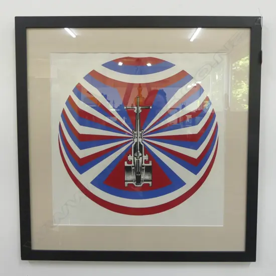 MERVYN WILLIAMS 'MIDAS FIND HIS SOUL' SCREEN PRINT, BARRY LETT MULITPLE 460mm dia