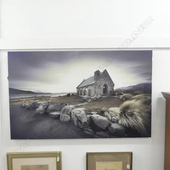 LG LAKE TEKAPO / CHURCH OF GOOD SHEPHERD CANVAS PRINT 745x1200mm
