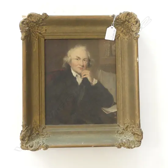 OIL ON BOARD  PORTRAIT GENTLEMAN H320 W280MM