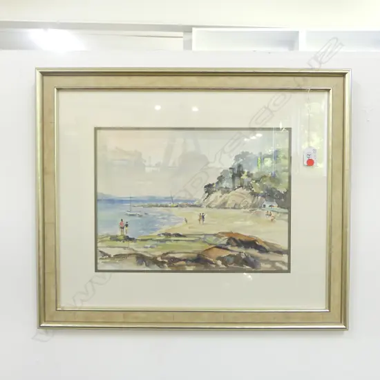 ISMAY COULING, BEACH SCENE WC 270x370mm