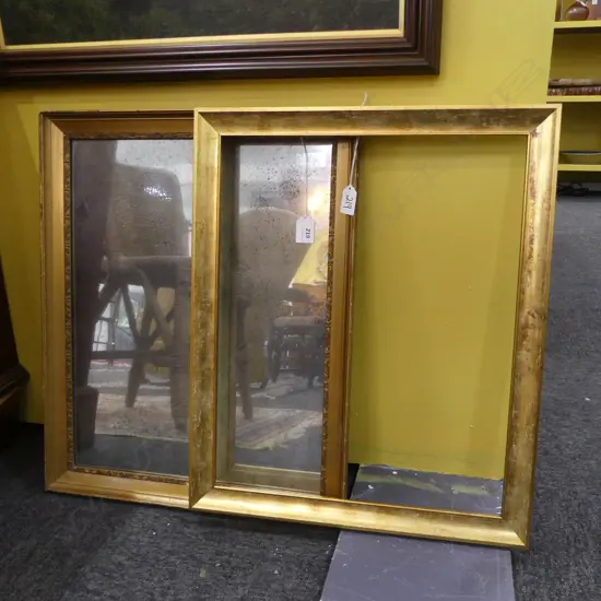 VINTAGE MIRROR 560x450mm + GILT FRAME 530x440mm