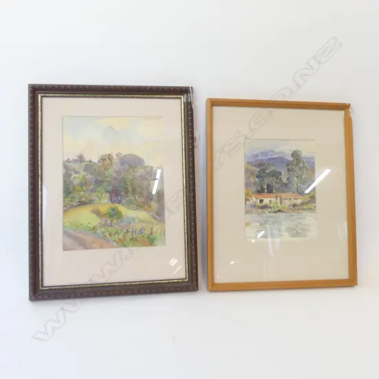 2 DOROTHY PATERSON W/Cs, THE OLD STABLES 230x160mm & NEAR HUNUA 280x210mmmm