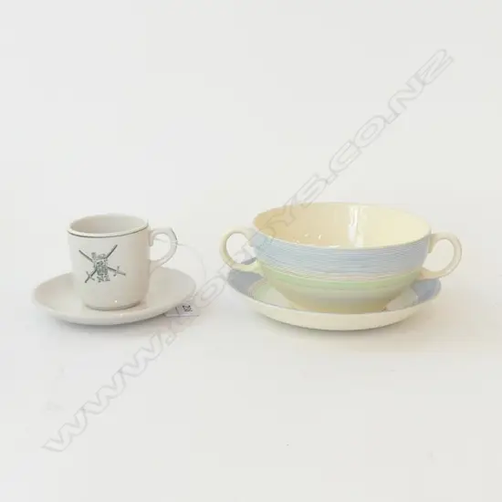 CROWN LYNN NZ ARMY EXPRESSO C/S 115mm dia + EXPERIMENTAL C/S