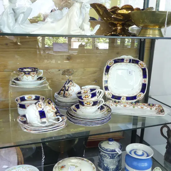 LARGE EDWARDIAN TEASET