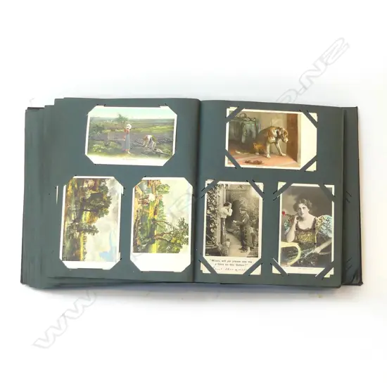 POSTCARD ALBUM C.1900 - HUMOUR ETC