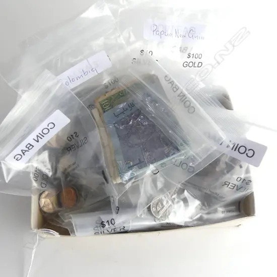 ASST. WORLD NOTES & COINS