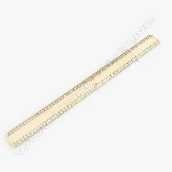 ANTIQUE IVORY SCALE RULE L.315MM