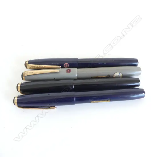 4 X ONOTO No. 40 VINTAGE FOUNTAIN PENS
